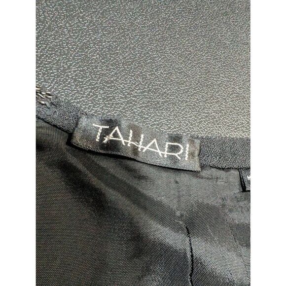 Tahari Skirt Gray Striped Classic Career Straight Pencil Women's Size 4 - Picture 2 of 5